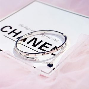 Japan and South Korea Fashion Simple Bracelet Girl Student's Friend Sister's Birthday Gift Personality Couple Clove221Q