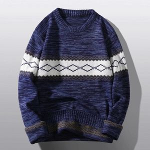高品質の秋の冬のセーターの男性編み手術の編み編みセーター厚いメンズジャンパースリムフィットカジュアルセーター240131