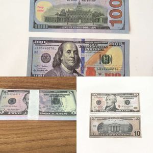 50% размер фильма Prop Banknote Copy Printed Money Party Supplies USD US UK Founds GBP British 10 20 50 Памятная игрушка для рождественских подарков Fun 11V2VJ