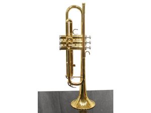 YTR 3335 Trompete ouro Instrumento musical Capa de paz bucal