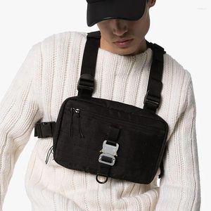 Backpack 23SS Style Alyx Chest Bag 1017 Functional Tactical Workwear Vest Black Check Unisex 9sm Mon Compte