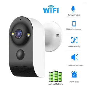 Mini Wifi Camera Full HD 1080P Night Vision Alarm Smart Cam CCTV Video Surveillance Rechargeable Cameras Built In 18650 Battery