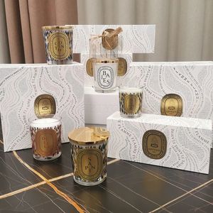 2024 Diptyquesアロマセラピーライトラグジュアリーハイエンドニッチキャンドルセットロマンチックな高価なユニークなギフトボックス240122