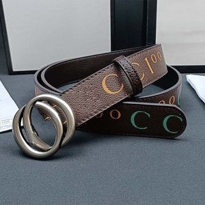 Luxury Mens Belt Woman Big Designer Belt Man Belts Designer Toppkvalitetsbokstäver Buckla Casual Fashion Läderbälte Storlek 125 cm Cowhide Belt Mens Brand Belt With Box