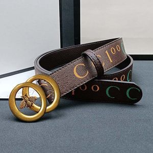 Black Designer Belt Man Woman Belt Luxury midjebälte Klassiker Black Belt Brown Belt Bronze Black Black Buckle Matte och Glossy Options Valentine's Day Box for Gift