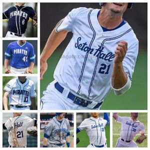 Seton Hall College Baseball Jersey All Stitched Mens Women Jerseys Anthony Ehly Max Viera Jake Walman Staus Pokrovsky Daniel Frontera Ryan Reich Justin Ford