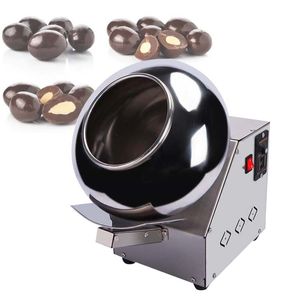 Máquina de revestimento de filme de chocolate com amêndoa e açúcar, fabricante superior da China, máquina de revestimento de comprimidos de amendoim e amêndoa com açúcar