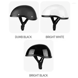 Motorcycle Helmets Dirt Bike Street Vintage Helmet Chopper 3/4 Open Face Drop