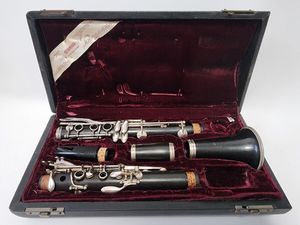 Clarinete YCL 650 Bb com capa dura, instrumento musical de boquilha