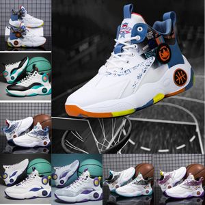 2024 Mens basketskor Vete University Blue Wheat Bred Court Purple Starfish Han fick Game Hyper Royal Trainers Sports Sneakers