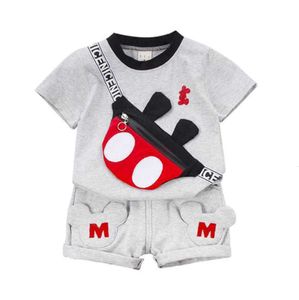 Completo per bambini Nuovi vestiti estivi per bambini Completo per bambini Moda Ragazzi Ragazze Cartoon T-shirt Pantaloncini 2 pezzi / set Abbigliamento casual per bambini Tute per bambini 66