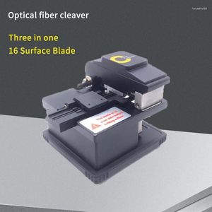 Equipamento de fibra óptica est cutelo de corte óptico três em um 16 lâmina de superfície fthigh precisão faca ferramentas cortador