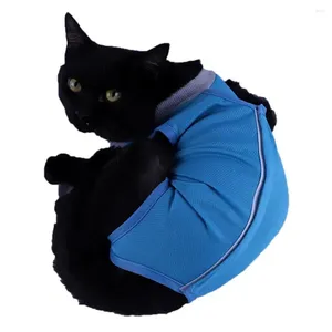 Trajes de gato terno de neutralização confortável recuperação ajustável pós-proteção roupas suprimentos para animais de estimação