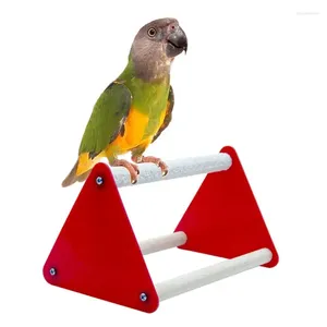 Inne zaopatrzenie ptaków Wspornik Ugryzień młynek do gryzący zabawka Parrot Parrot Acryl Stojak