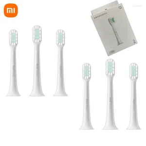 Akıllı Ev Kontrolü Orijinal Xiaomi Mijia T200 T200C Sonic Electric Diş Fırçası Kafa Aksesuarları 3pcs DuPont Fırça Yedek Parçalar Paket Oral