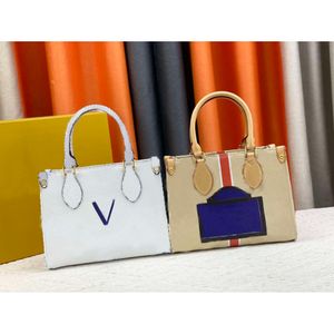 3A Designer Bag Luxury Womens Bag Brand Shoulder Bag Fashion Tygväskor Top Letter 2 Färgglad Charm Handväska M59856 Handväska axel lyx