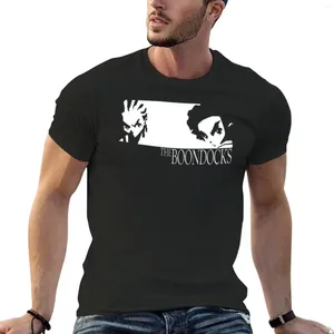 Herren Polos Witching Boondocks Design T-Shirt Kurzarm T-Shirt Bluse Süße Kleidung Tops Schwarze T-Shirts für Männer