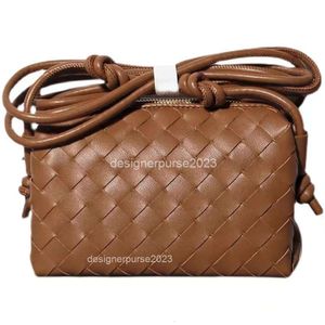 Design bolsa de ombro botegas único couro designer venetas saco laço senhora sacos pequeno elegante quadrado tecido cr