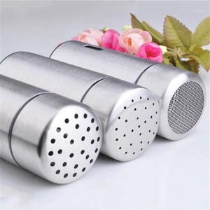 Storage Bottles & Jars Multi-purpose Stainless Steel Kitchen Gadgets Spice Pepper Shaker Jar Seasoning Can Salt Sugar Bottle2734