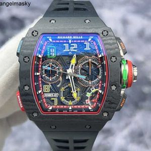 Часы с механизмом RM Наручные часы RMwatches Наручные часы RM65-01 Розовое золото Модифицированный материал NTPT Функция синхронизации Автоматический Механический