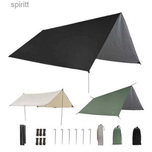 Cień 3x3M UV Waterproof Treatroof Tent Namiot Ultralight Garden Banopy Sunshade Outdoor Camping Tourist Beach Słońce Shelter Dropship YQ240131