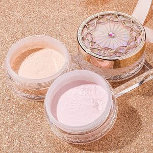 Matte Finishing Makeup Loose Setting Powder Shimmer Powder Foundation Oil Control Face Powder Includes Velour Puff 24g 240124