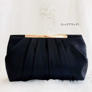 Japanese style pleated hand held banquet bag, formal dress bag, grab bag, dinner bag, handbag, high-end style