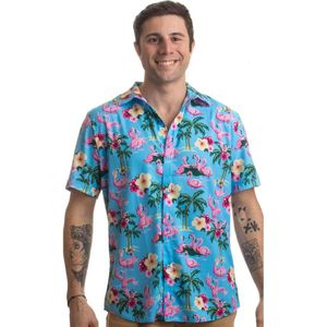 Mens Polo shirt Funny Hawaiian Shirts | Tropical Vacation Humor Hawaii Button Down Polo Shirt Men Polos shirts tshirt Casual tops summer clothes Short sleeve