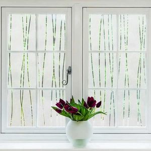 Window Privacy Film Frosted Glass Window Film Sticker Decorative Coverings Non-Adhesive Heat Anti-UV for Home Office Living Room Y240810