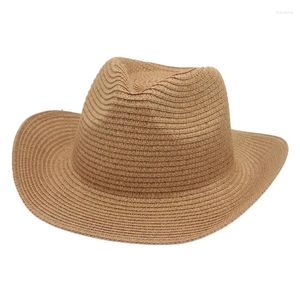 Berets American Straw Hat Western Denim Curling Spring And Summer Thin Top Performance Fedora Fishing