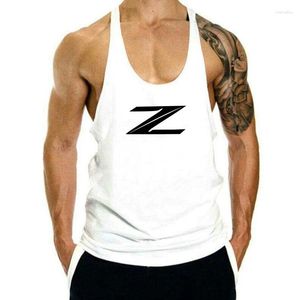 Homens Tank Tops Top Homens 370Z Z Símbolo Carta Logotipo Impresso Homem Algodão Sem Mangas Masculino Divertido Dats