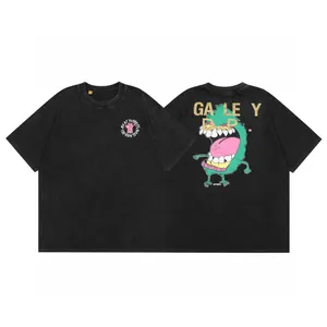 Galleryss Men Tshirts Men's DesignerTshirts Galleryss Depts Round Neck Funny Cartoon Letter DesignTシャツカジュアルルーズTシャツヒップホップストリート