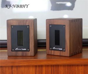 Altoparlanti HIFI Altoparlante Super Tweeter a nastro in alluminio per audiofili in legno massello di noce nera 91,5 dB/mW 30 W