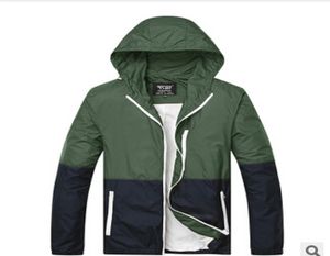 Ceket Erkekler Rüzgar Çıldırcı Ceket Moda Kapşonlu Ceket Moda Erkekler Bayanlar İnce Çıkış Gündelik Temel Ordu Yeşil Ceketler7135029