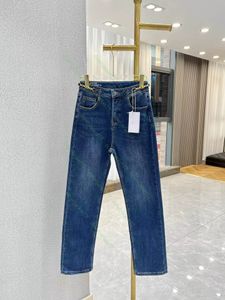 CE 2023 Luxurys Designers Jeans Fronsed France Fashion PierreストレートメンズバイカーホールストレッチデニムカジュアルジーンズメンスキニーパンツElasticit