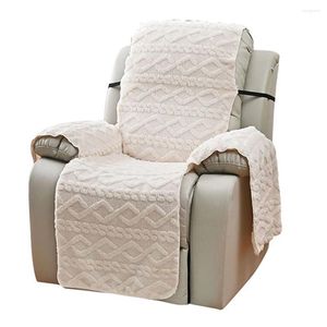 Stol täcker kudde täckmöbler skyddare återfasande massage tjock dubbelsidig jacquard plus sammet soffa