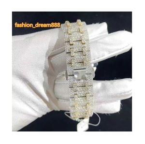 Hip Hop Real Diamond Watch Round Cut All Size Tagnize Natural Diamond Micro Pave Watch بسعر رخيص