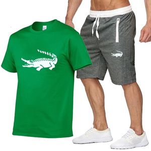 Herren Designer-Trainingsanzug Herren Trainingsanzüge Baumwolle T-Shirt Sets Mode Lässig T-Shirt Shorts Laufanzug Für Männer Sommer Männliche Kleidung