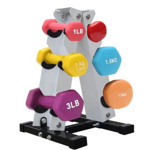 Equipment Dumbbell Rack Small Weight Rack With Steel 3/4 Tier Dumbbell Rack Stand Only Hand Weight Tower Stand For Dumbbells Compact
