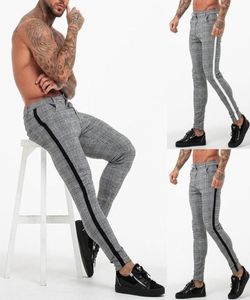 Men Sports Casual Print Bodybuilding Flexible Midj Long Pants Byxor LS 12175261108