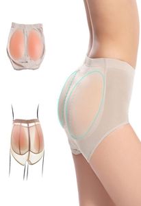 Nya skinkor Push Up Woman Elastic Silicone Hip and Butt Pads Fake Ass Body Shaping Ladies Underwear Drawing Short Underbyxor Y6956501