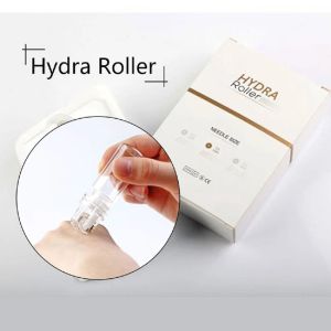 デバイスHydra Roller 64 Micro Needleチタンチップメゾロラーボトルダーマローラースタンプヒアルロン酸スキンケアエッセンス血清噴射