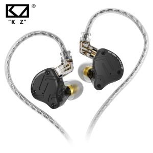 Fones de ouvido KZ ZS10 Pro X Fones de ouvido intra-auriculares com fio Fones de ouvido de música HiFi Bass Monitor Fones de ouvido esportivos