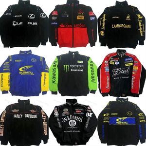 Formula One Racing F1 Jacket Vintage American Style Jacket Motorcycle Cycling Suit Motorcycle Suit Baseball Suit Outdoor Windproof Competition training uniform
