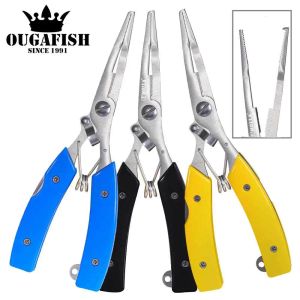 Tools Fishing Pliers 420 Stainless Steel Lengthen Body Multifunctional Scissors Line Cutter Hook Remover Outdoor Fish Peche Accessoire