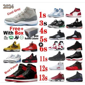 Jumpman 1 3 4 5 6 11 12 13 Basketballschuhe Jordensss Moments Military Black Cat Thunde 4s Grey 11s White Cement 5s 6s Palomino 12s Cherry Train Sports