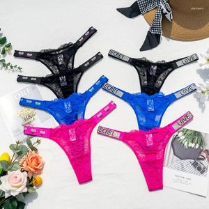 Women's Panties Underpanty Women Thongs Sexy Lace Female Underwear See Through Low Rise Fashion For Lingerie