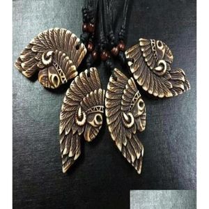 Pendant Necklaces Yqtdmy 15 Pcs Faux Imitation Chief Skl Mens Women Punk Style Fashion Necklace7151317 Drop Delivery Jewelry Necklaces Dhxeg