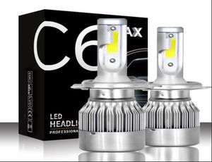 C6 MAX CAR REFLIKTY LED LED LED CAR HAilo Belka Auto Reflektor H1 H3 H4 H7 H11 H13 9005 9006 9007 Stylowe światła 6834922