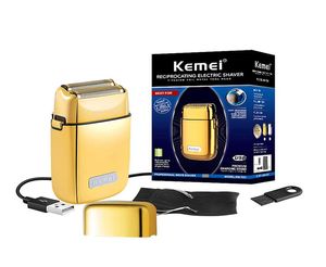 Kemei All-Metal Electric Shavers Men Electric Razor ładowna broda golarka pływająca pielęgnacja twarzy golenia machinea158068691